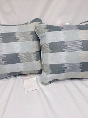 Gray Sunbrella Outdoor Accent Throw Pillows